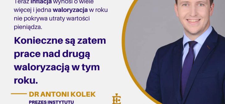 Wyborcza.pl: Jest nowy pomysł rządu na waloryzacje emerytur. Oto szczegóły – komentuje dr Antoni Kolek