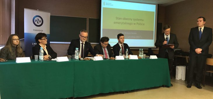 Eksperci Instytutu Emerytalnego wzięli udział w debacie Polskiego Towarzystwa Ekonomicznego pt. „System emerytalny w Polsce – szanse, zagrożenia, perspektywy”