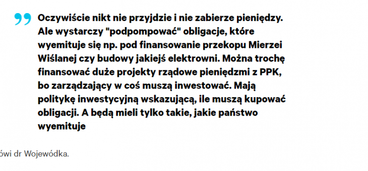GAZETA.PL: A miało być tak pięknie. Polacy gremialnie mówią PPK „nie”. Gdzie jest problem? – komentuje dr Marcin Wojewódka