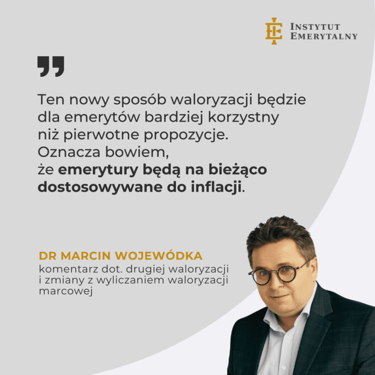 Wyborcza.biz: Ruszyła wypłata „13”. Emeryci dostają także wyższe emerytury – komentuje dr Marcin Wojewódka